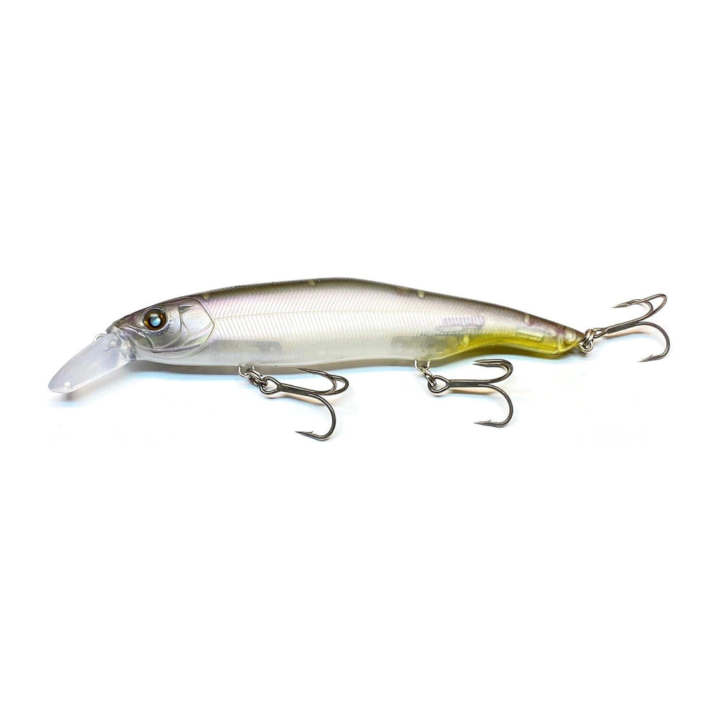 Nishine Lure Works Erie 115TW in Pearl Core Ghost — official Nishine Lure Works product photo