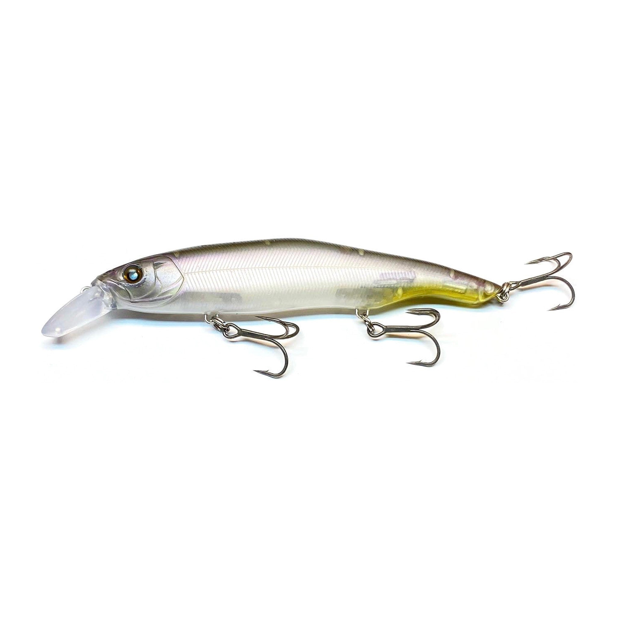 Nishine Lure Works Erie 115TW in Pearl Core Ghost — official Nishine Lure Works product photo