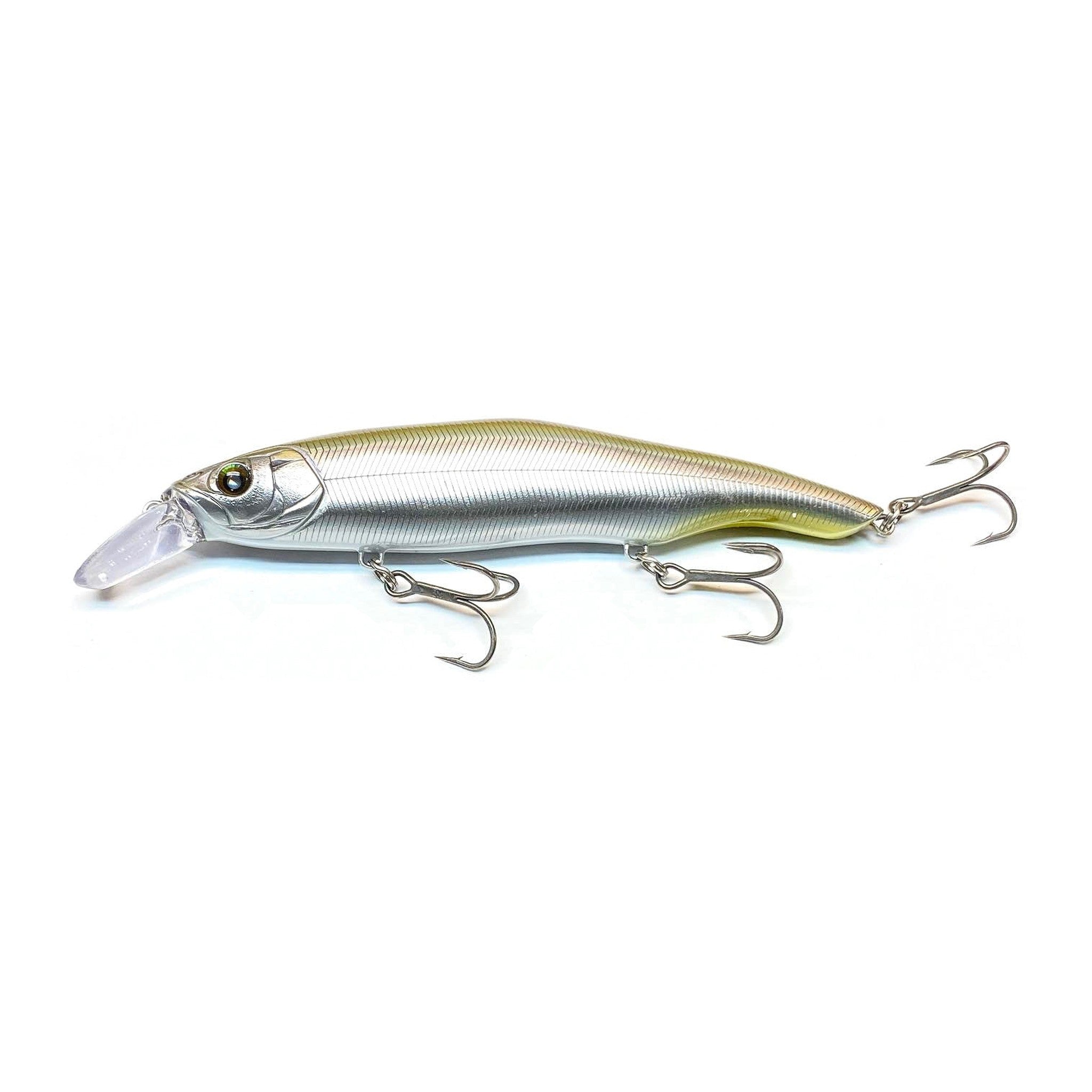 Nishine Lure Works Erie 115TW in Wakasagi — official Nishine Lure Works product photo