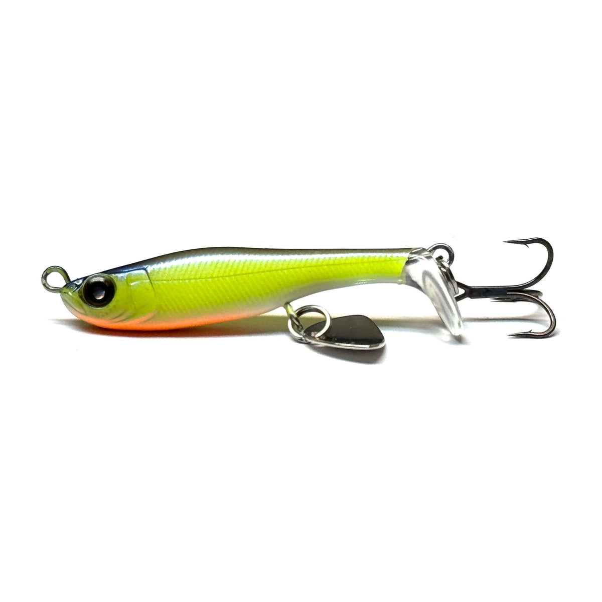 Nishine Lure Works Saugeen 40 in BPB Chartreuse — official Nishine Lure Works product photo