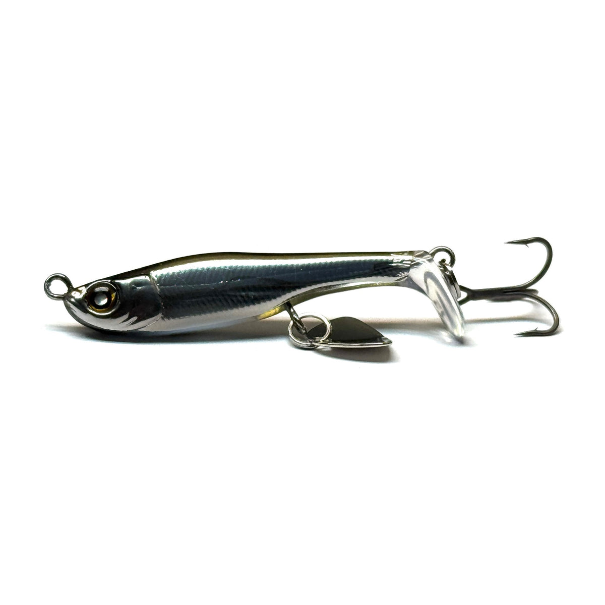 Nishine Lure Works Saugeen 40 in Ghost Chrome — official Nishine Lure Works product photo