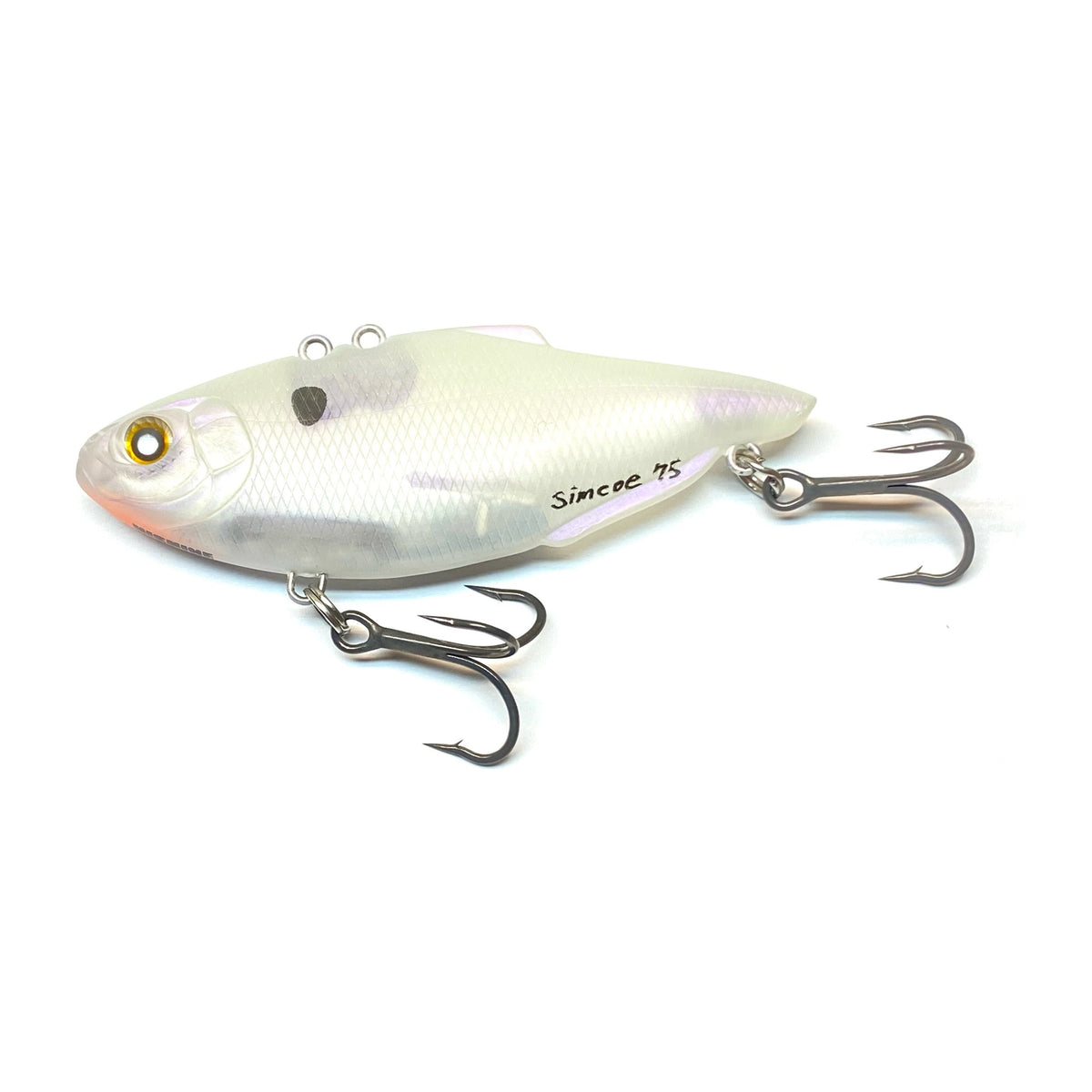 Nishine Lure Works Simcoe 75 in Pearl Flash — official Nishine Lure Works product photo