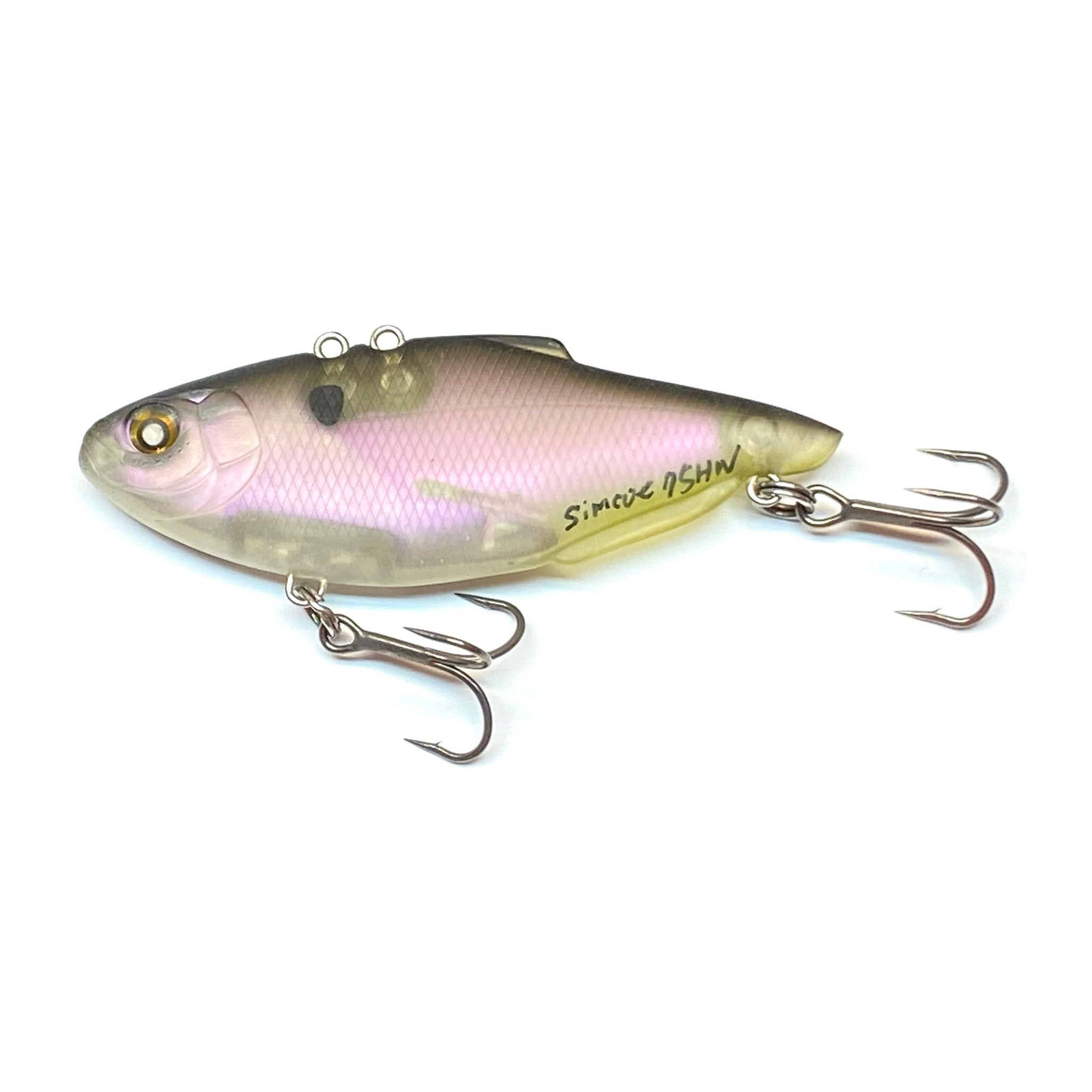 Nishine Lure Works Simcoe 75HW in Ghost Shad — official Nishine Lure Works product photo