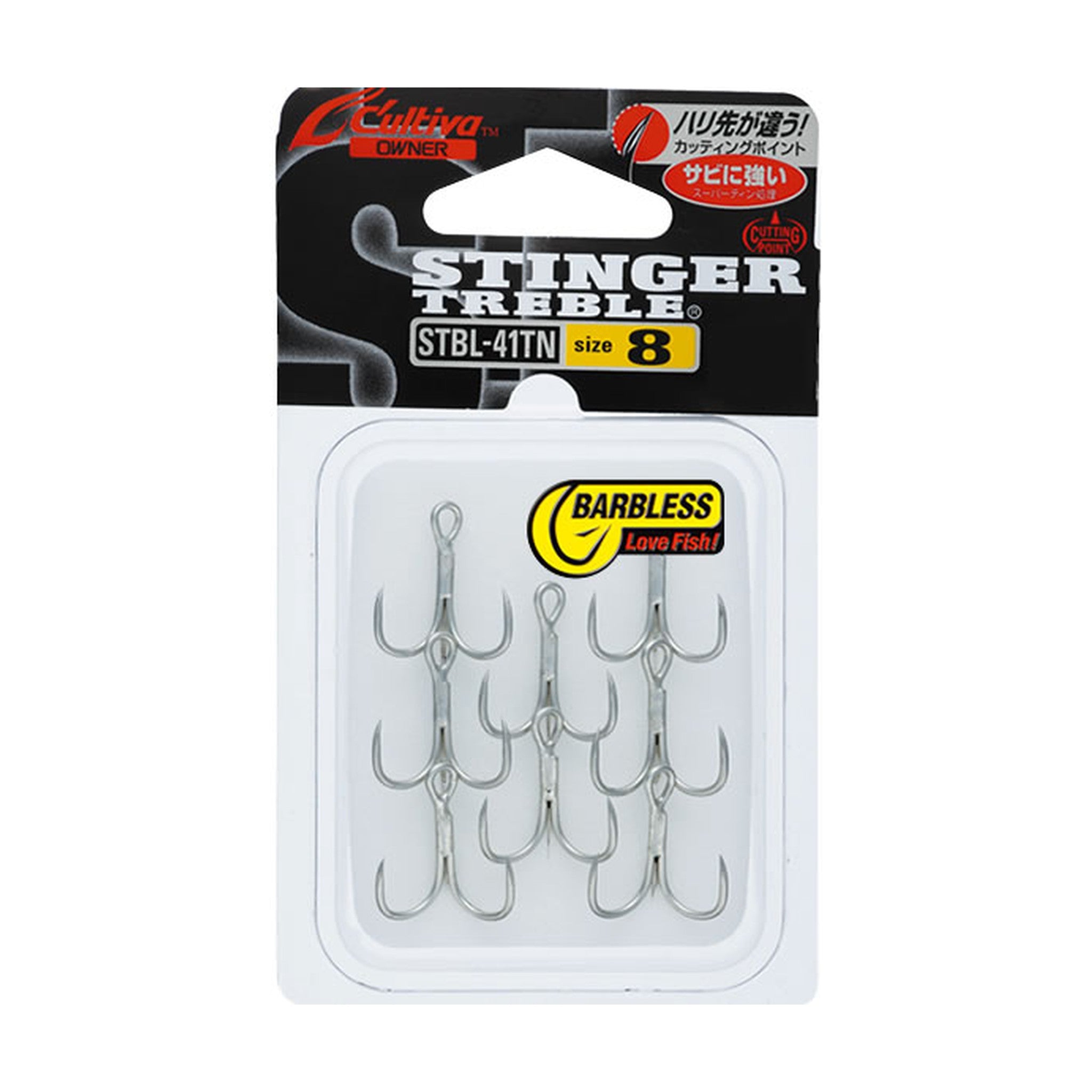 Owner STBL-41TN Stinger Treble Barbless — official Owner product photo
