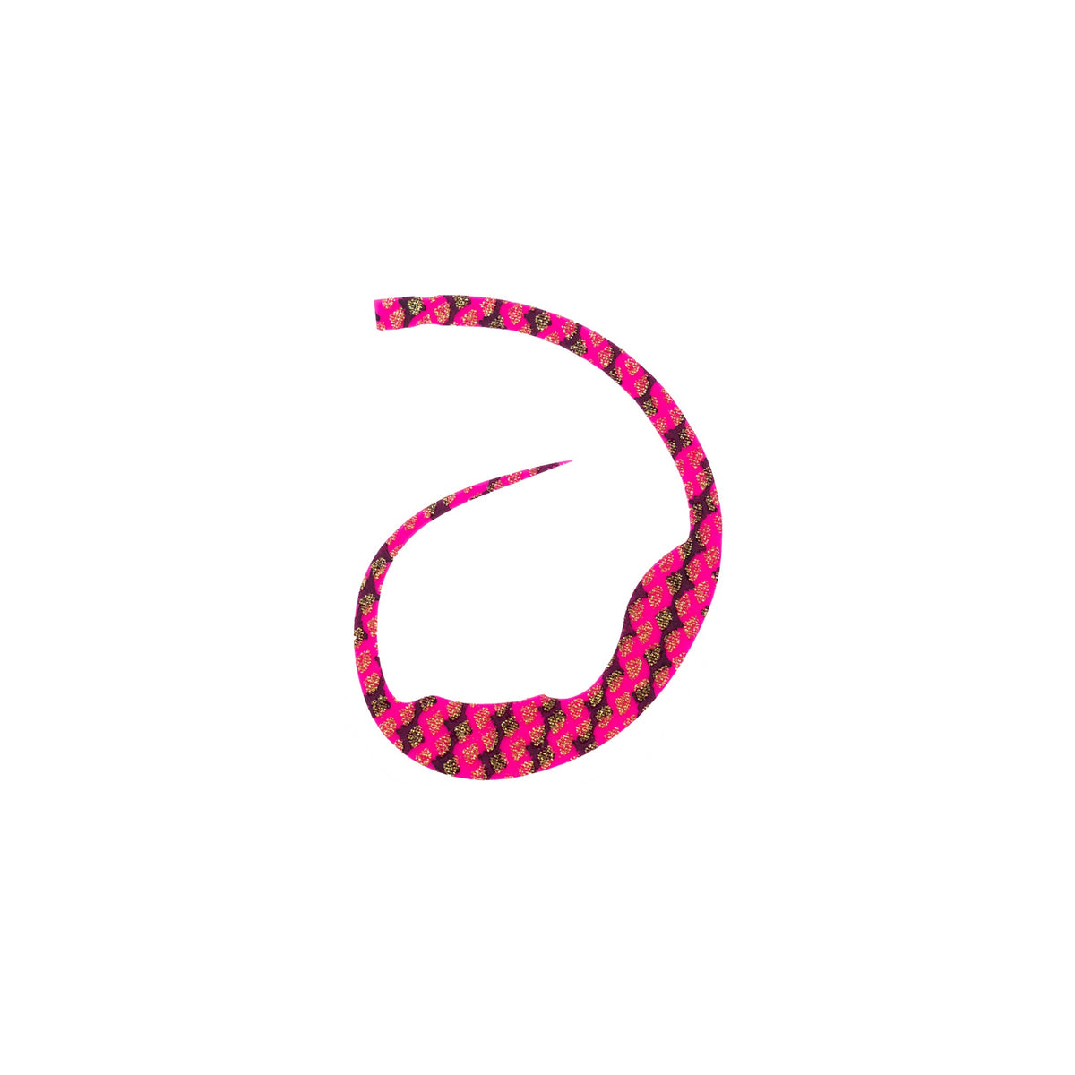 START Silicone Necktie Majicurly - Pink Zebra