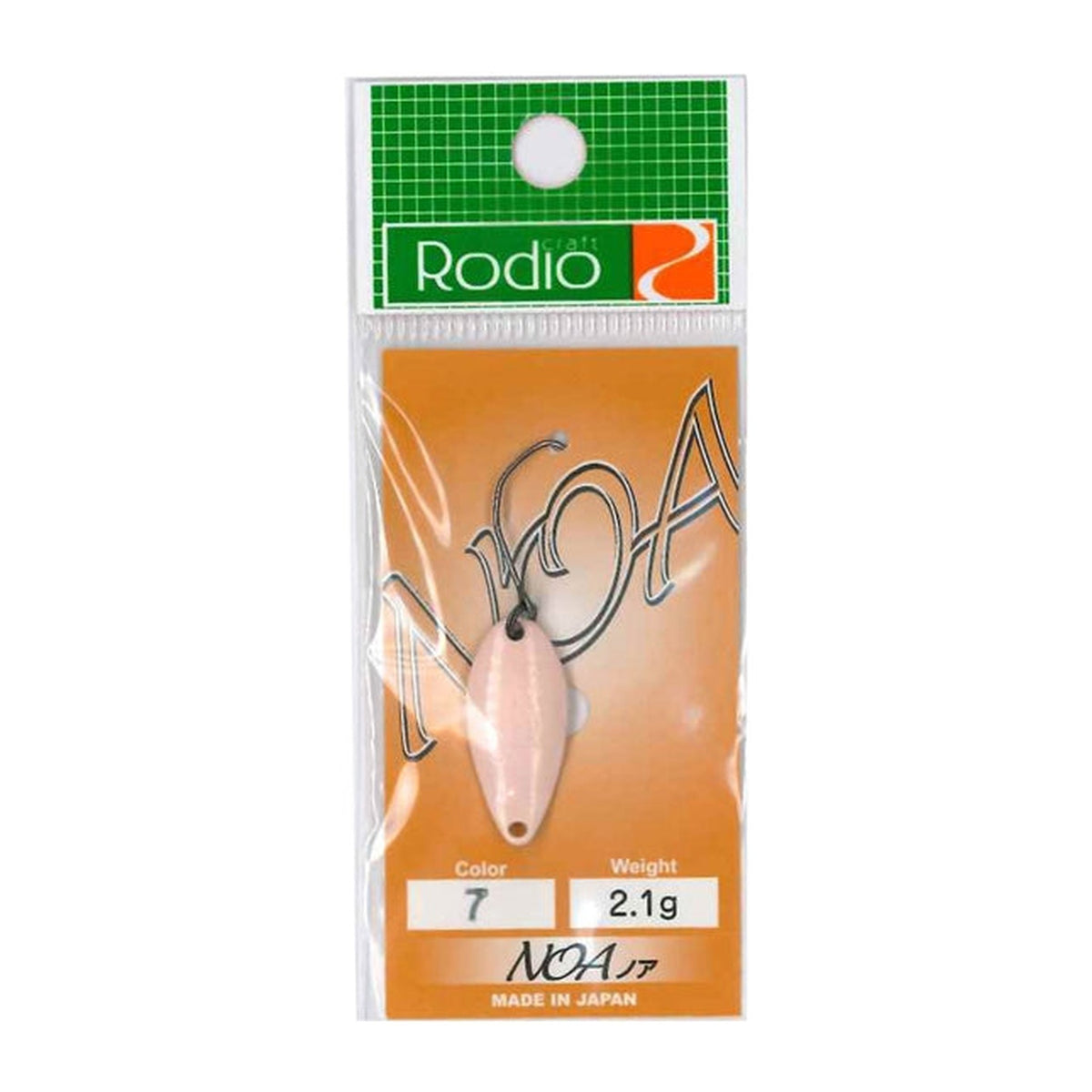 Rodio Craft NOA 2.1g in #7 Peach Pink KO — official Rodio Craft product photo
