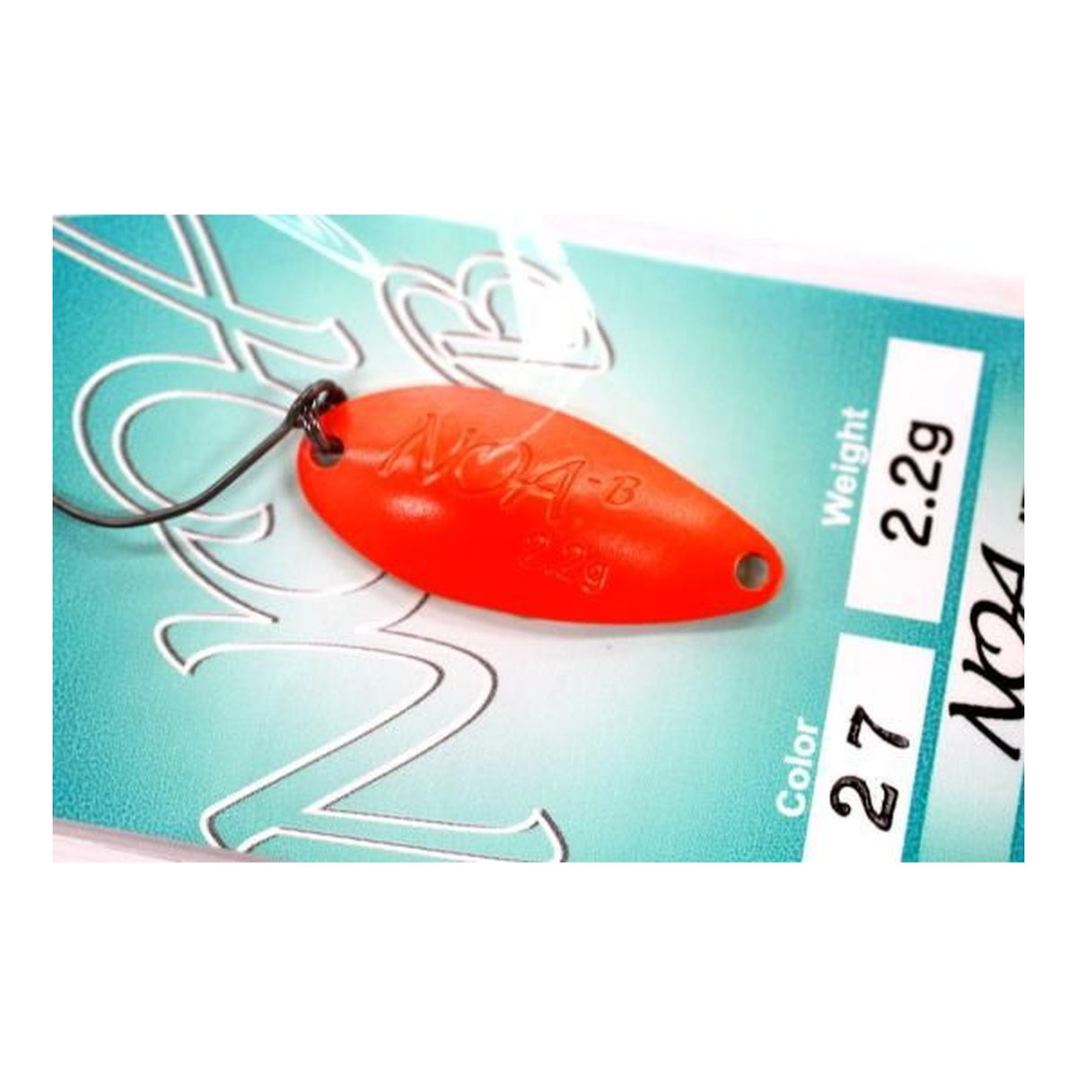 Rodio Craft NOA-B 2.2g #27 Fluorescent Red/Gold (Front/Back)