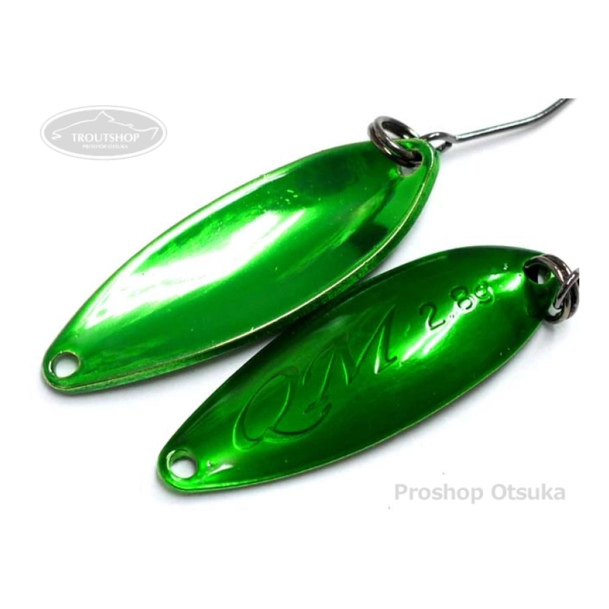 Rodio Craft QM 2.8g Trout Spoon #15 M Green