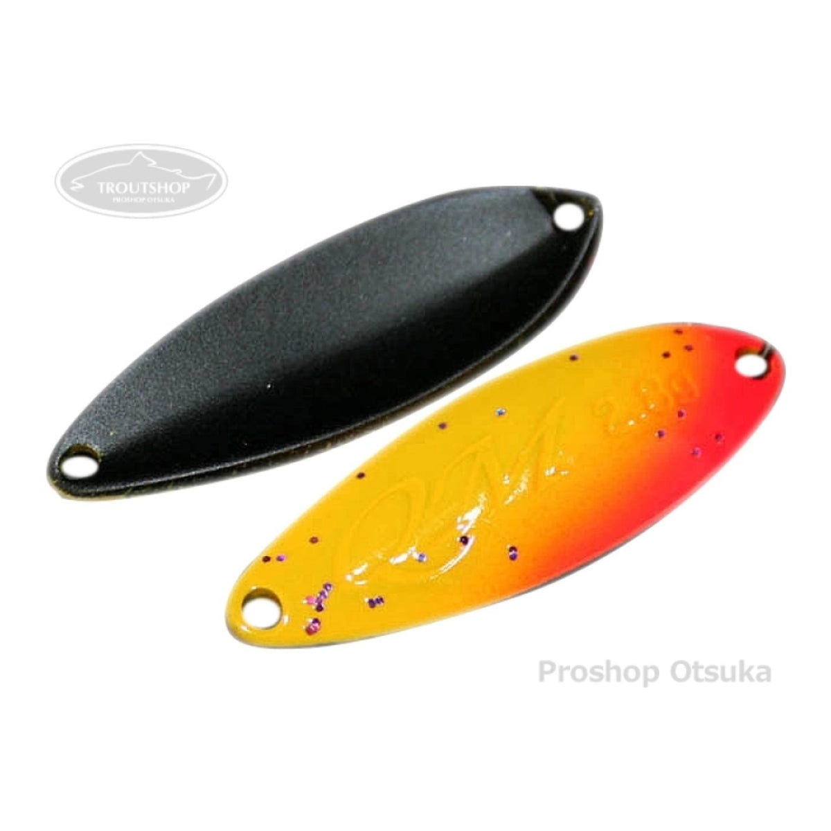 Rodio Craft QM 2.8g Trout Spoon #50 Mango/Black