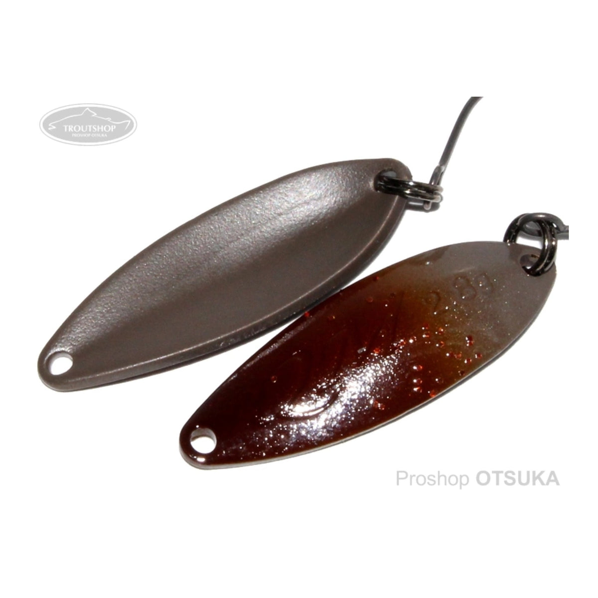 Rodio Craft QM 2.8g Trout Spoon #70 Roasted Chestnut