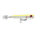 Rapala Storm Rattlin' Chug Bug CB08 in Metallic Silver Chartreuse Back — official Rapala product photo