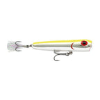 Rapala Storm Rattlin' Chug Bug CB08 in Metallic Silver Chartreuse Back — official Rapala product photo
