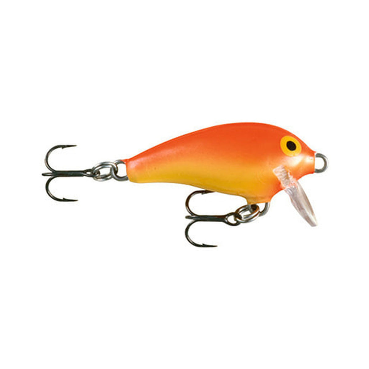 Rapala Mini Fat Rap MFR3 in Gold Fluorescent Red — official Rapala product photo