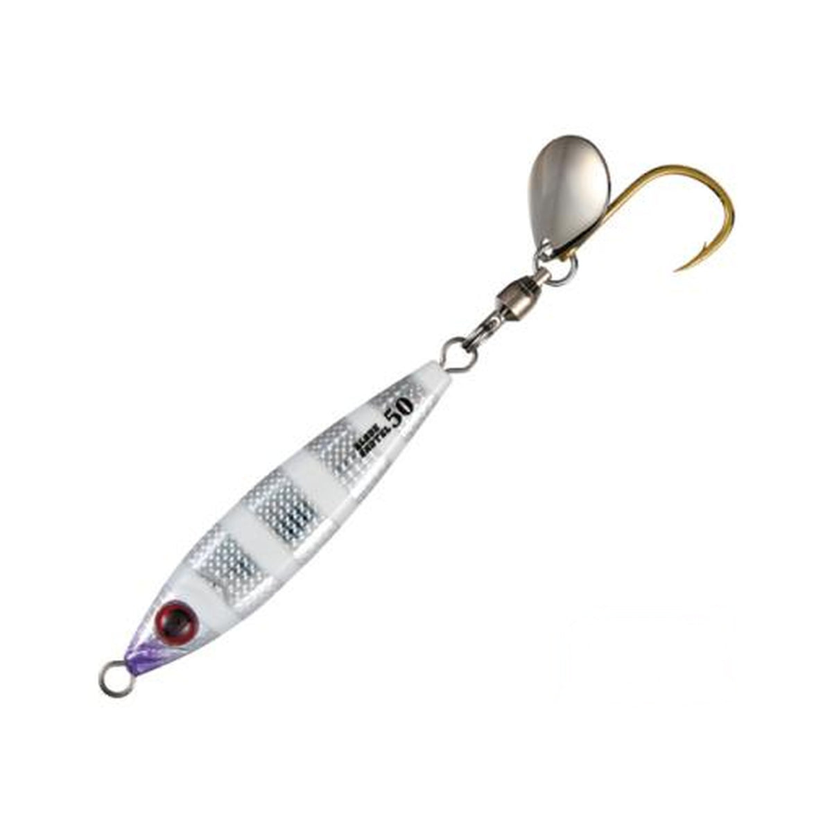 Shout 126BS Blade Shotel 40g — #165 ZPPG ゼブラパープルグロー — SH0-126BS-ZPPG