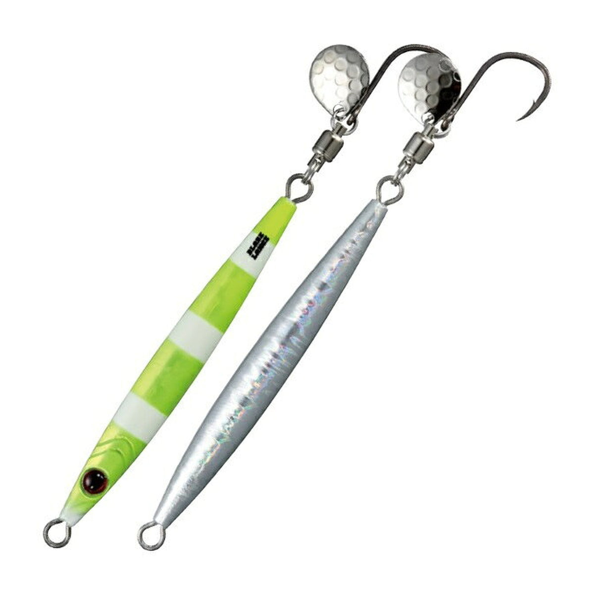 Shout Blade Lance 50g in #150 CZGK Chartreuse Zebra Glow Keimura — official product photo