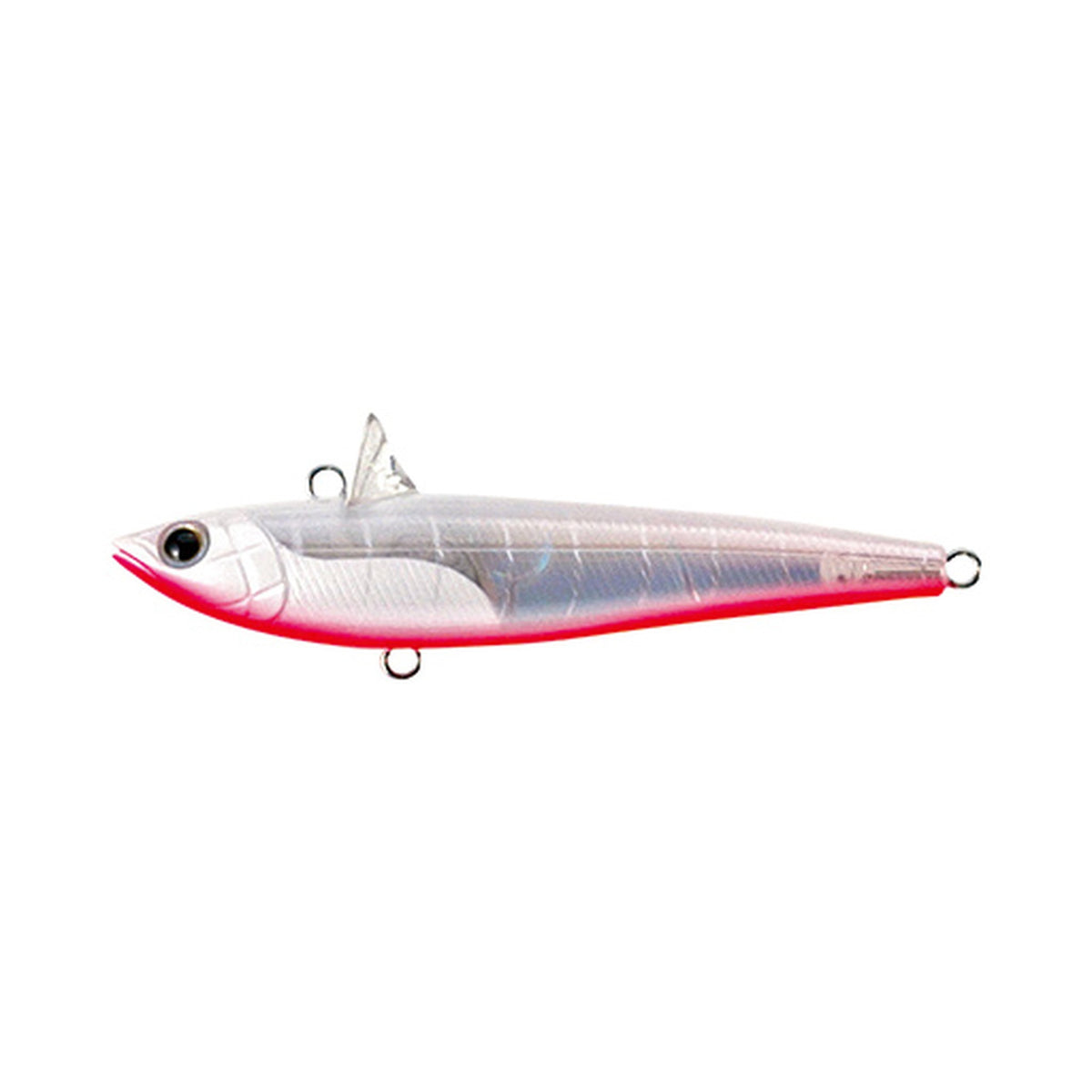 Tackle House Rolling Bait RB66 in No.P03 PP Pearl White / Red Belly — official Tackle House product photo