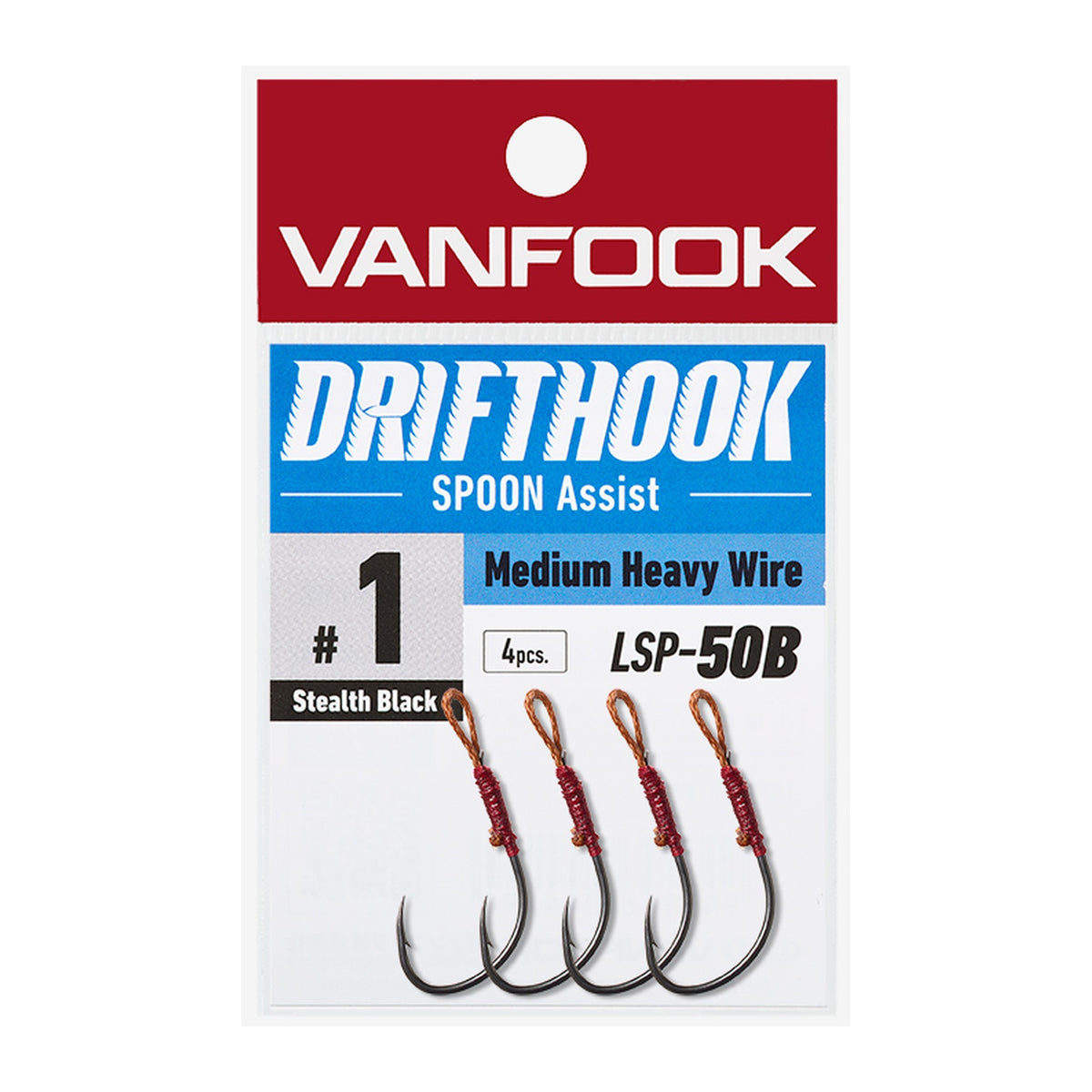 Vanfook LSP-50B Drifthook Spoon Assist Medium Heavy — official Vanfook product photo