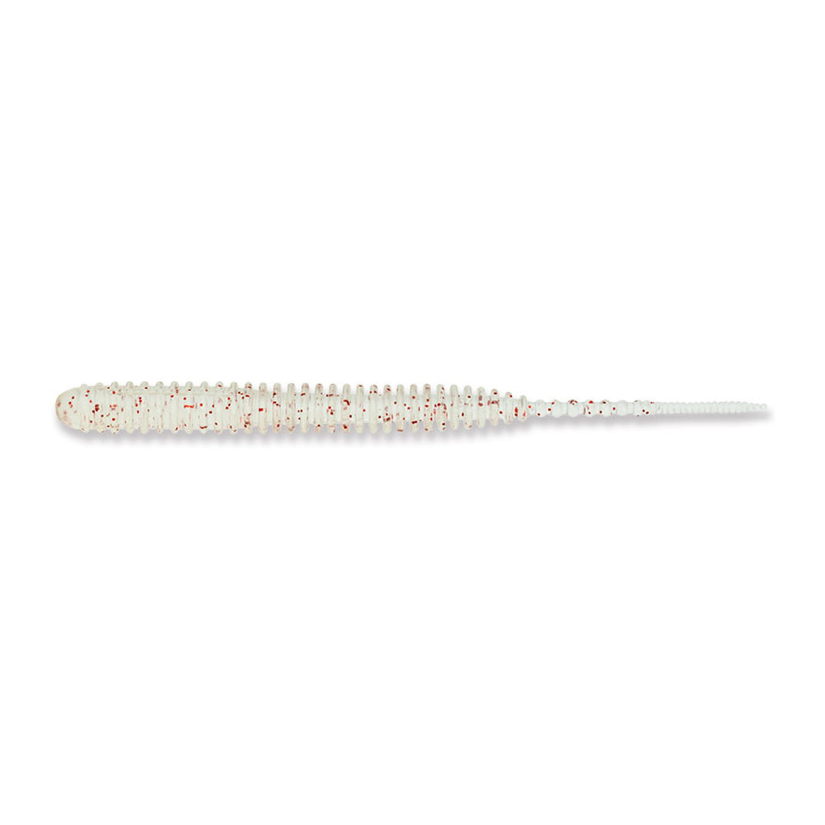 Ecogear Aji Shokunin Aji Must LB 3.3 in Clear Red Flake — official Ecogear product photo