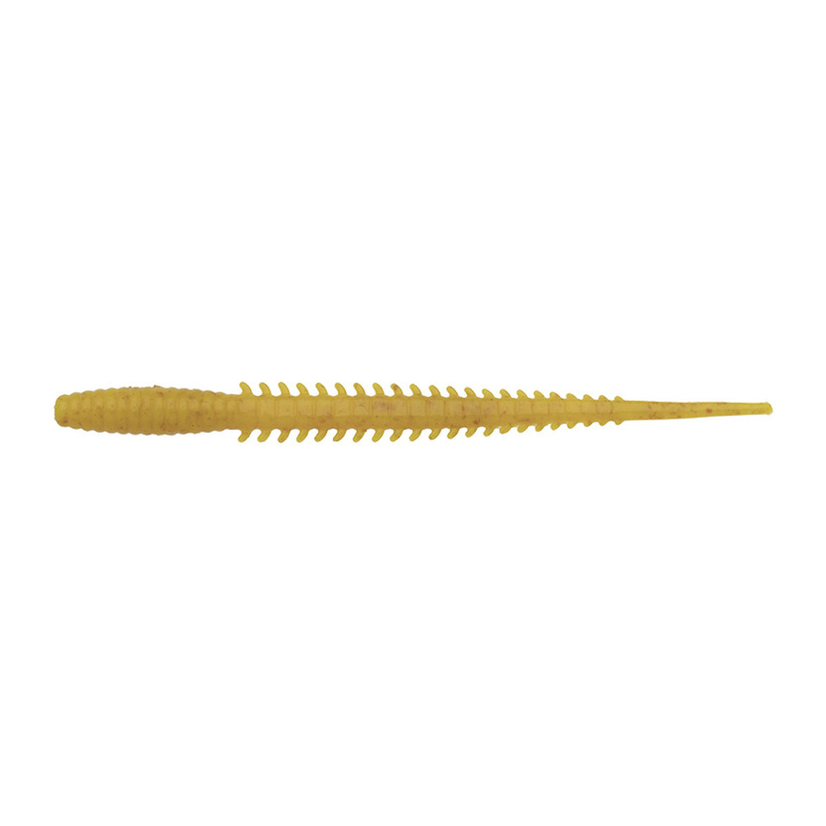 Ecogear Jukusei Aqua Katsu Aji Straight 2.3 in Yellow Bachi — official Ecogear product photo