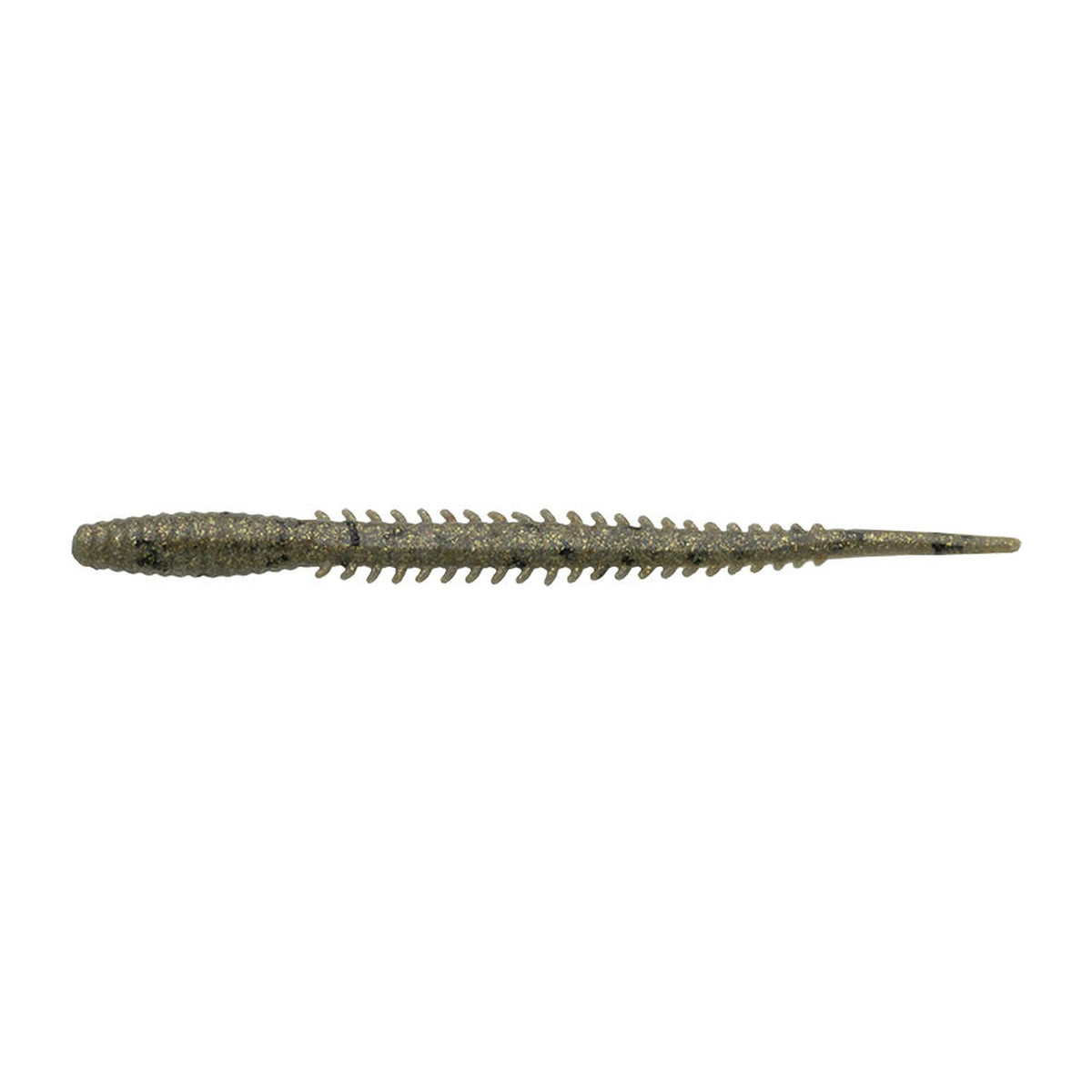 Ecogear Jukusei Aqua Katsu Aji Straight 2.3 in Smoke Gold Glow — official Ecogear product photo