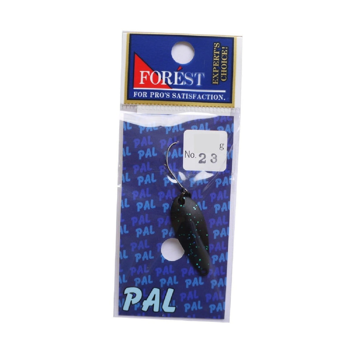 Forest PAL 2.5g #23 Matte Black (Blue Glitter)