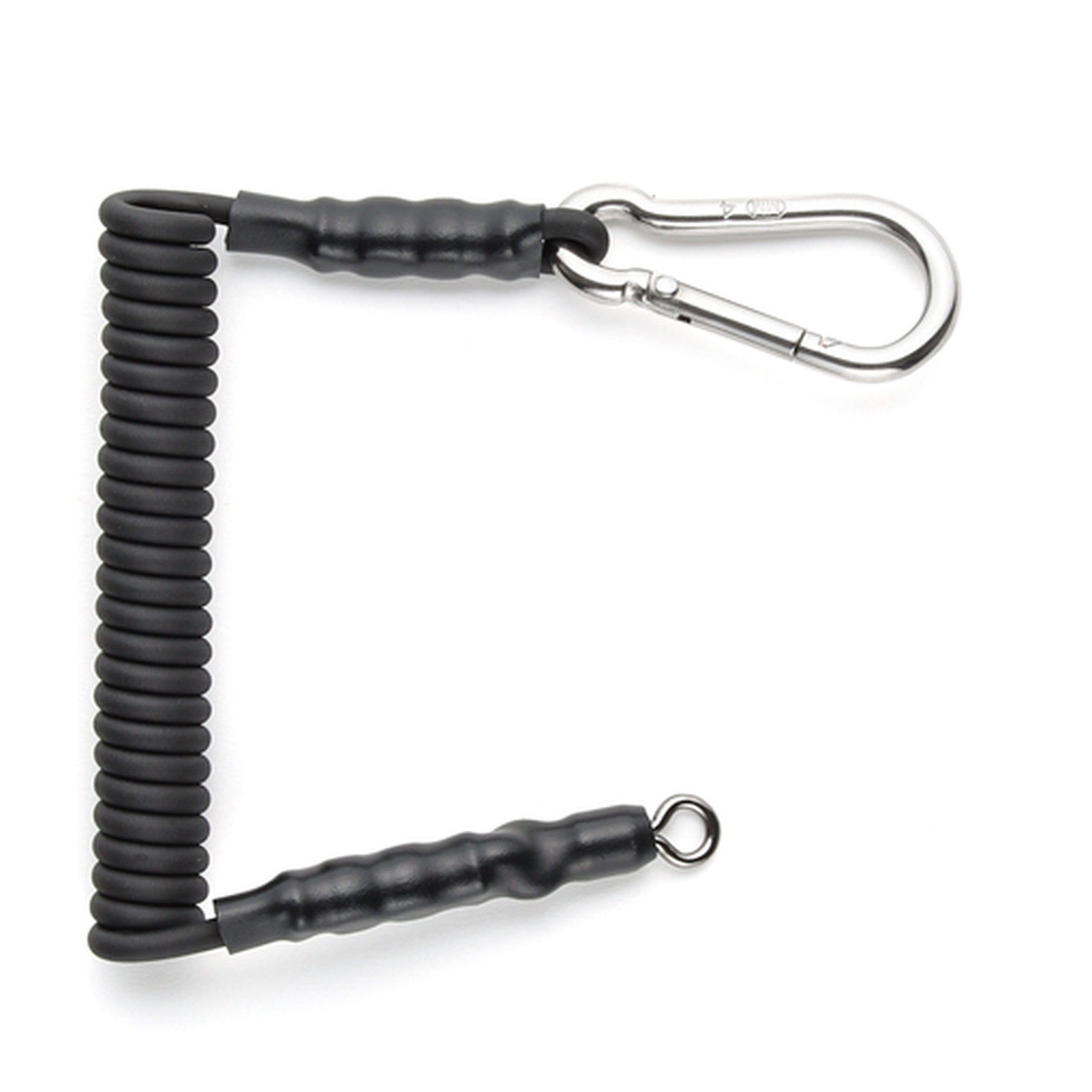 Apia TOUGHNESS SPIRAL CODE S - coiled Kevlar safety cord with stainless carabiner