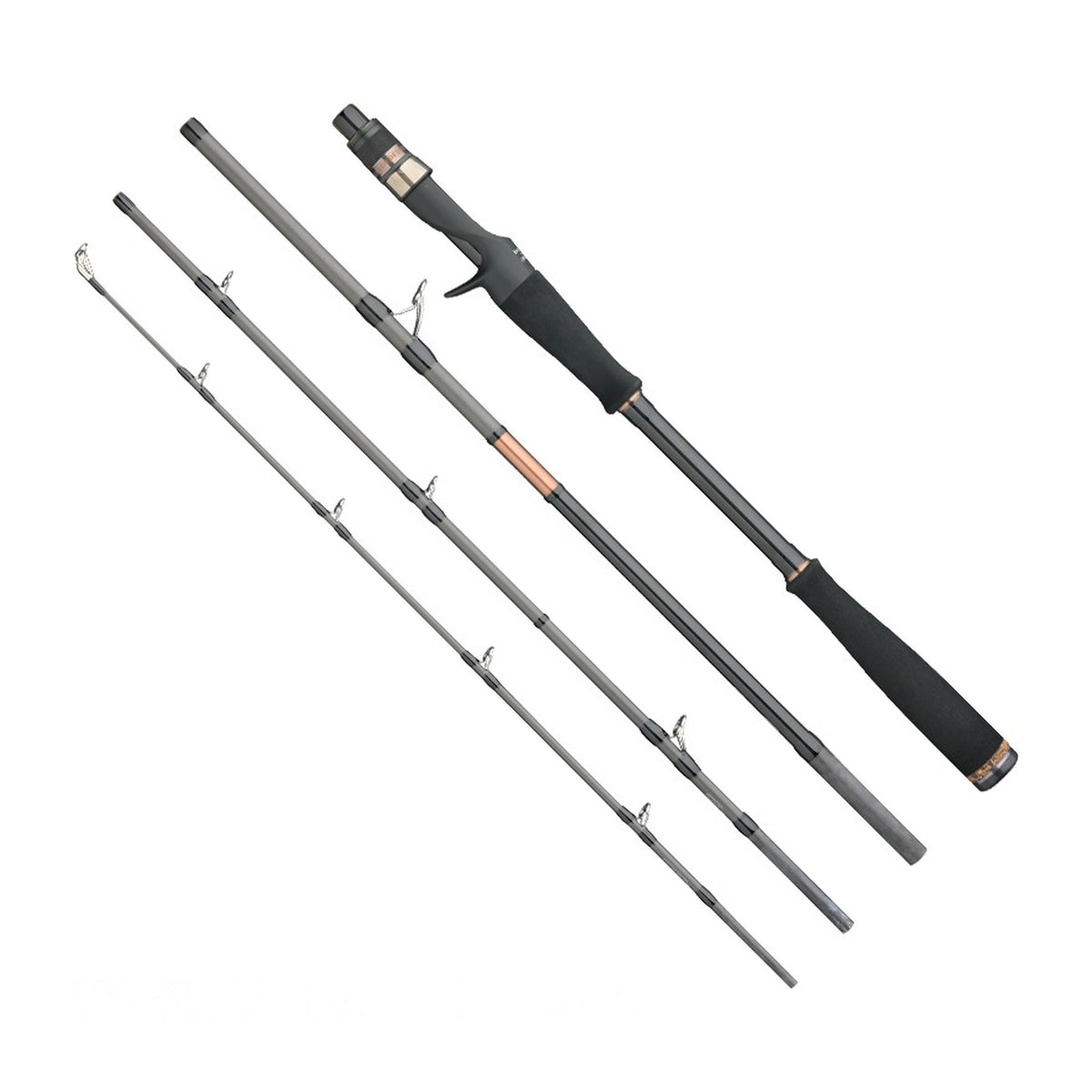 Apia VOYAGER EXIV DESPOT C63H pack rod, four sections laid out