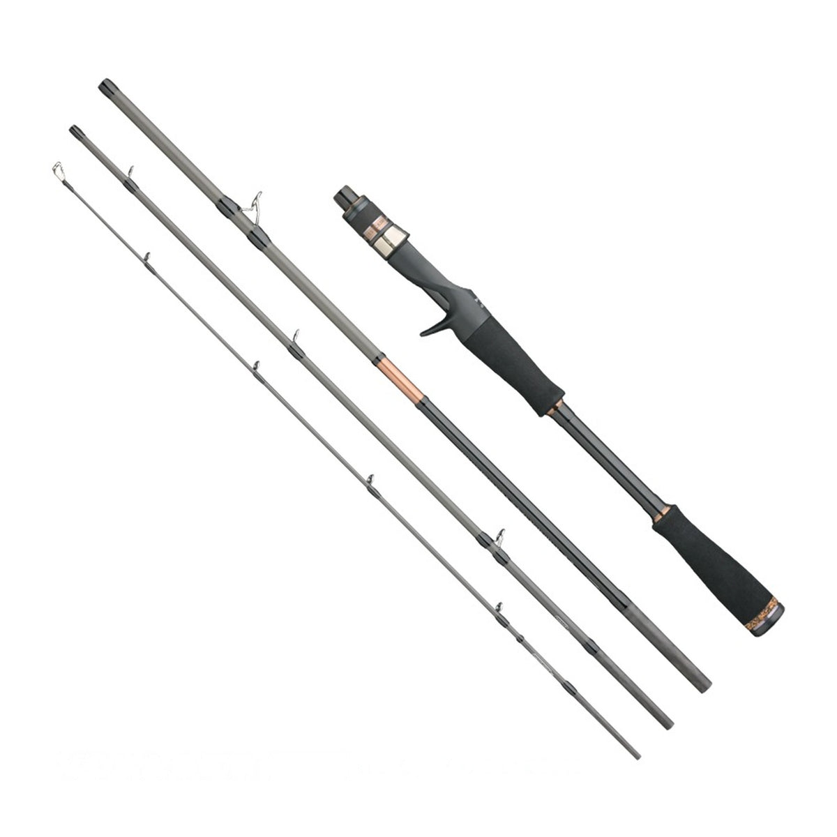 Apia VOYAGER EXIV THE GREATEST C63M pack rod, four sections laid out