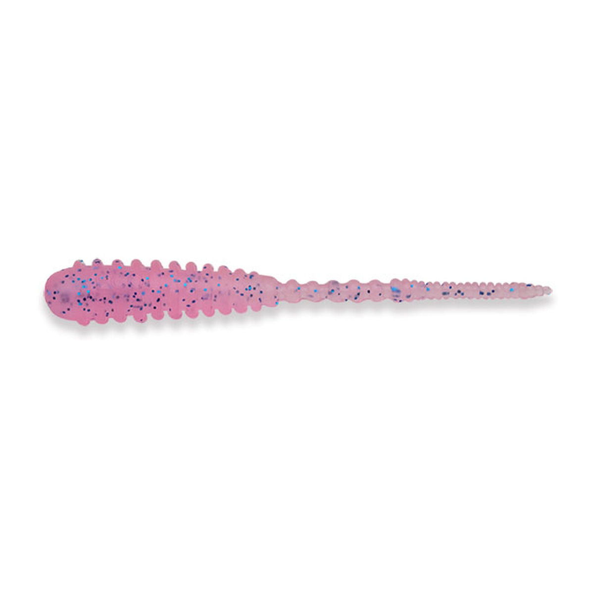 Ecogear Aji Shokunin Aji Must 1.8 Fat in Clear Pink Glow Blue Flake — official Ecogear product photo