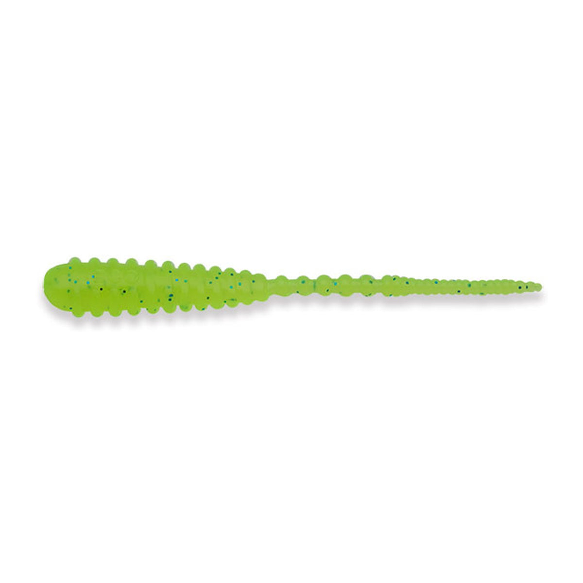 Ecogear Aji Shokunin Aji Must 1.8 Fat in Chartreuse Glow Blue Flake — official Ecogear product photo
