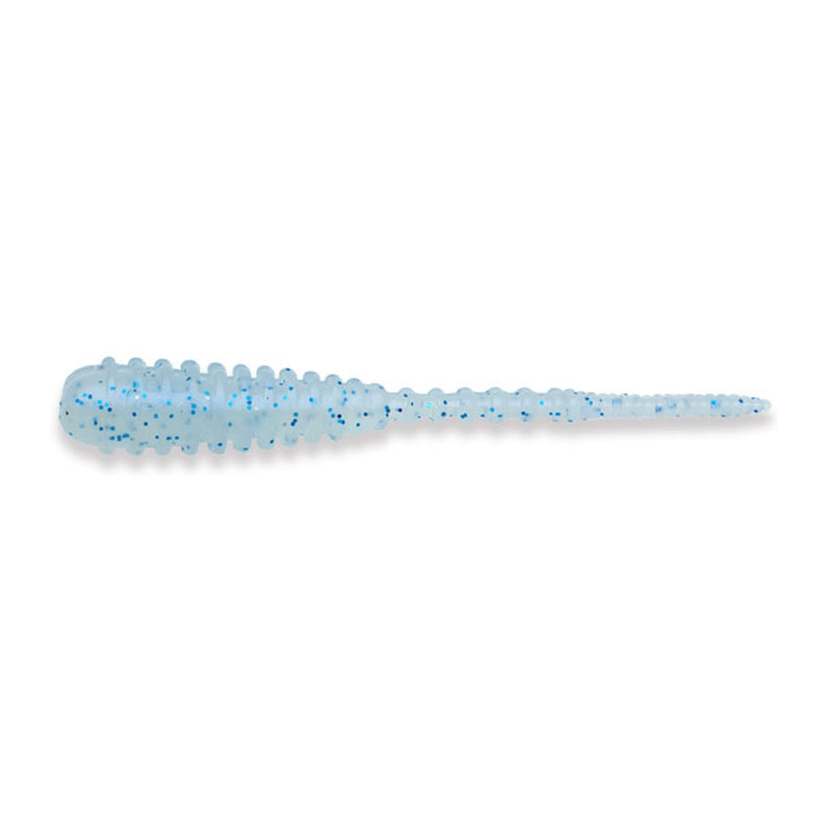 Ecogear Aji Shokunin Aji Must 1.8 Fat in Ghost Live Whitebait Blue Glow — official Ecogear product photo