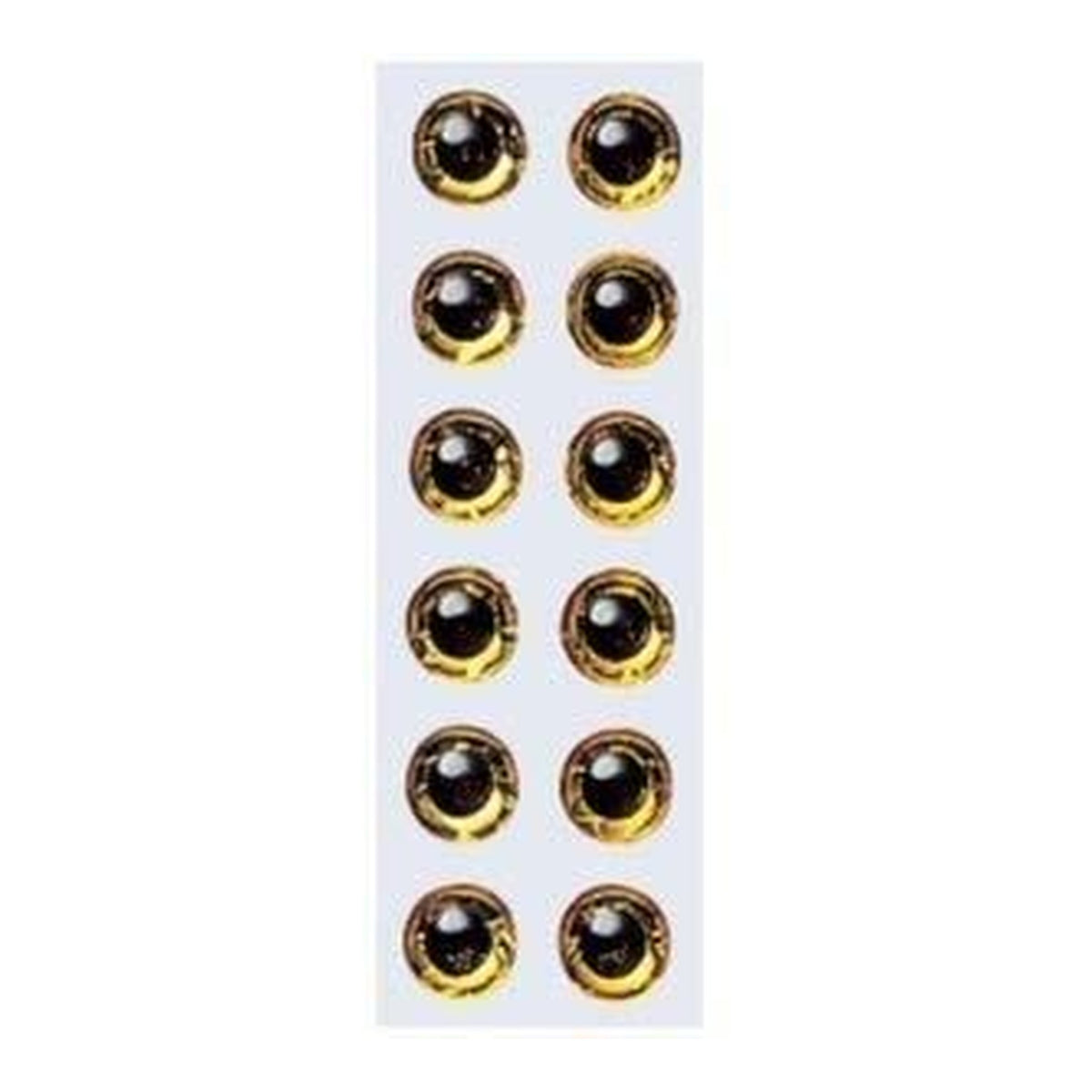 Bassday 3D Eye Seal 3mm Gold