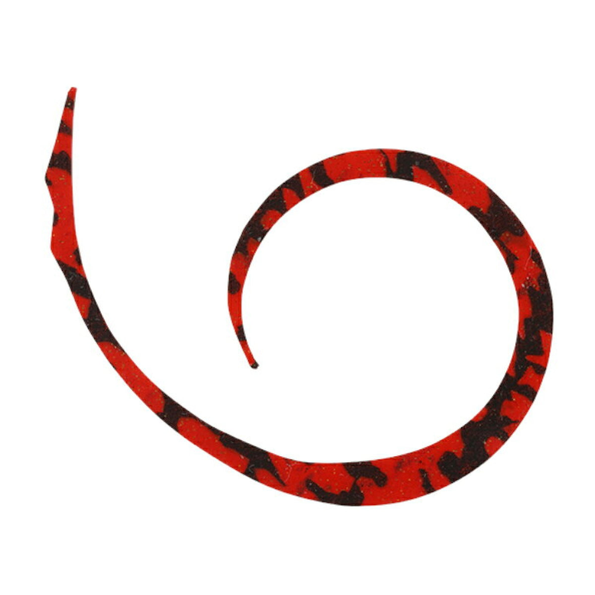 Jackall Binbin Switch T+ Neck Tie Micro Curly Slim in Stripe Red — official product photo