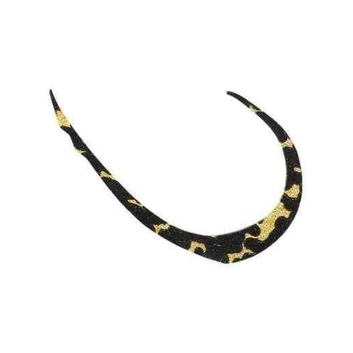 Jackall Binbin Switch T+ Neck Tie Micro Curly Wide in Black Gold — official product photo