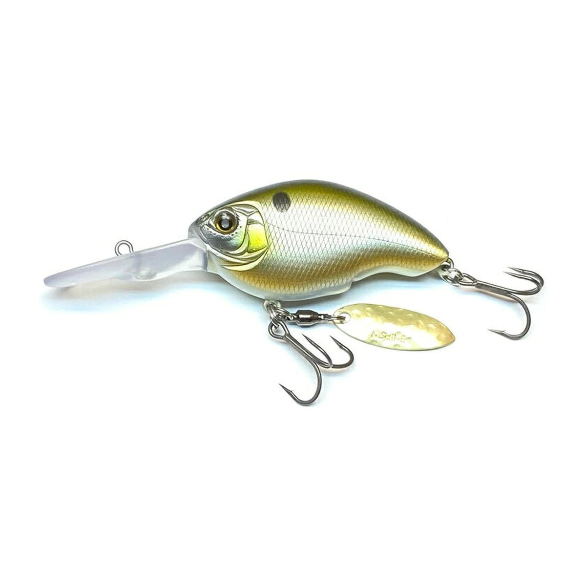 Nishine Baby Chippawa DD Blade in Holographic Shad — official product photo