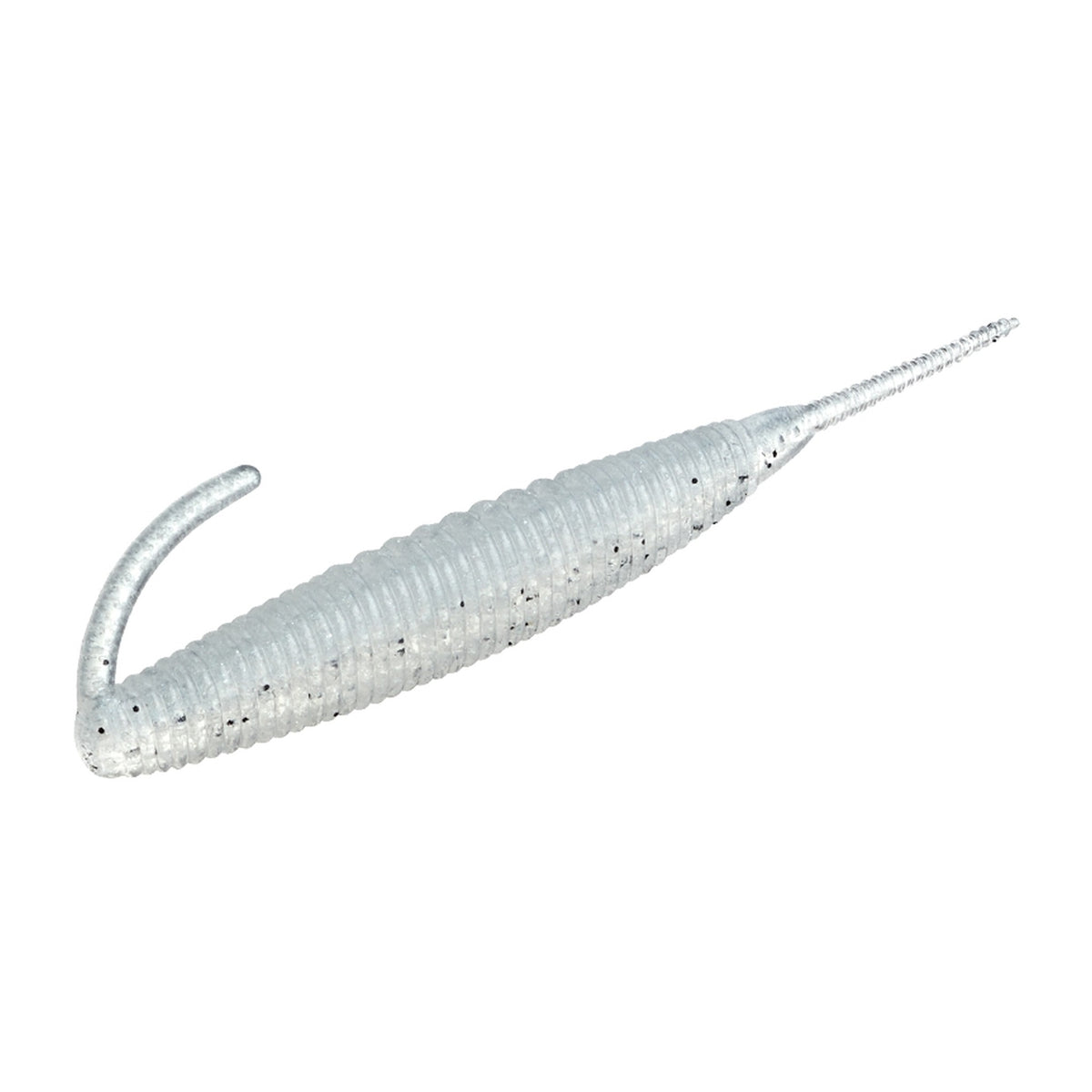 Evergreen Bass Enemy Stick 4 in #95 Shirauo (Icefish) — official Evergreen product photo