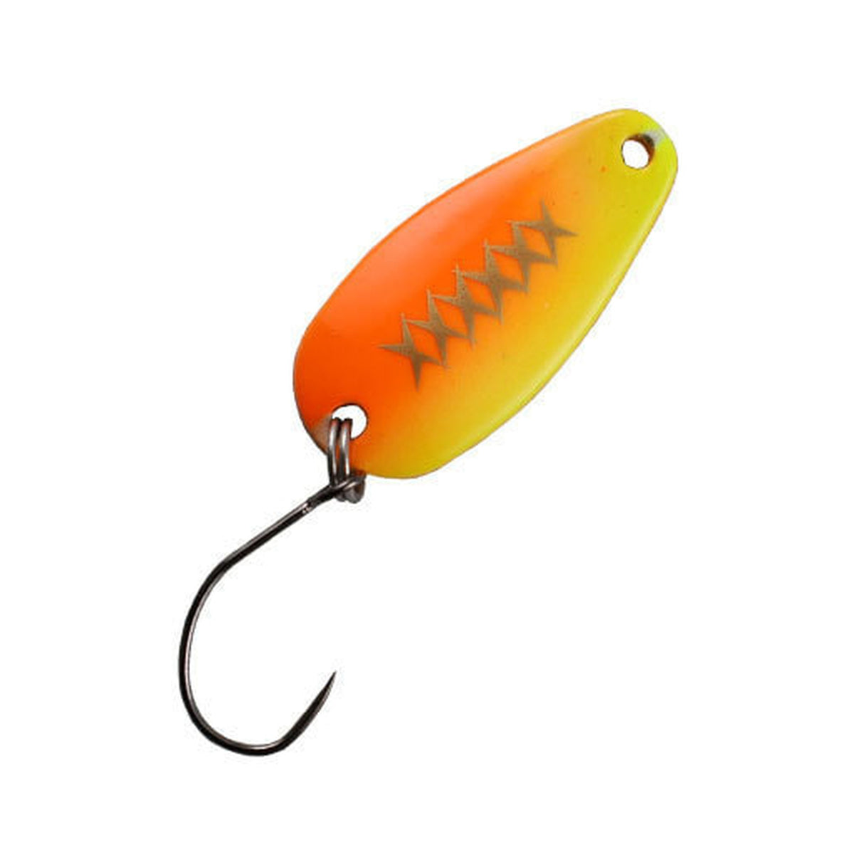 Blue Fox CountDown Deeper Murata Color 4.0g in Chartreuse/Orange Glow — official product photo