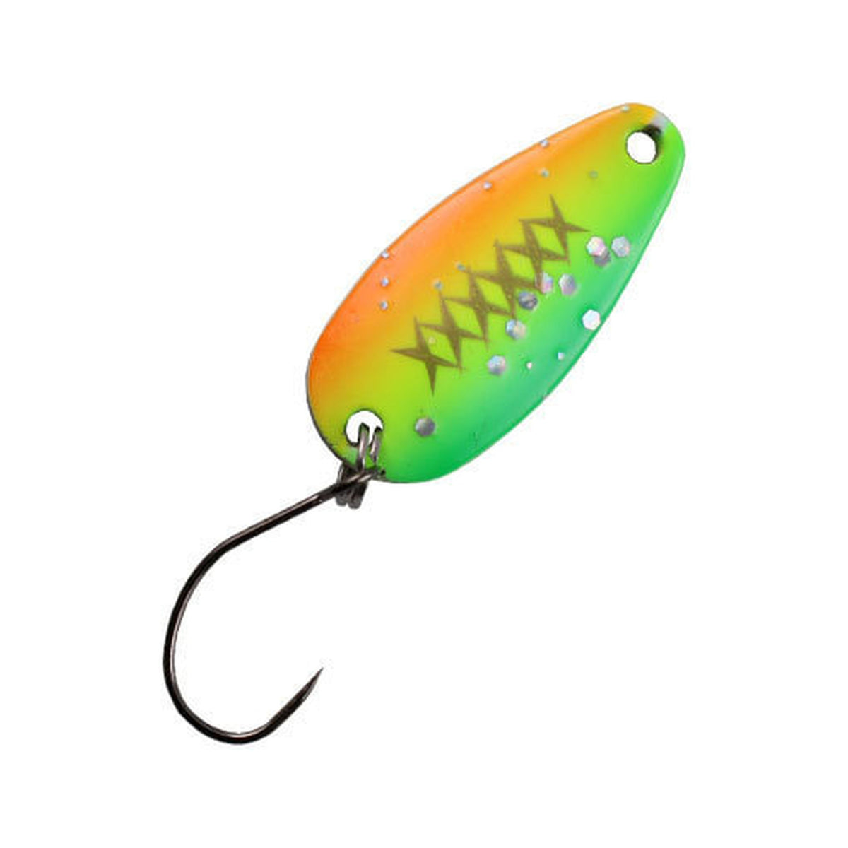 Blue Fox CountDown Deeper Murata Color 4.0g in Gold Rainbow/Silver Glitter — official product photo