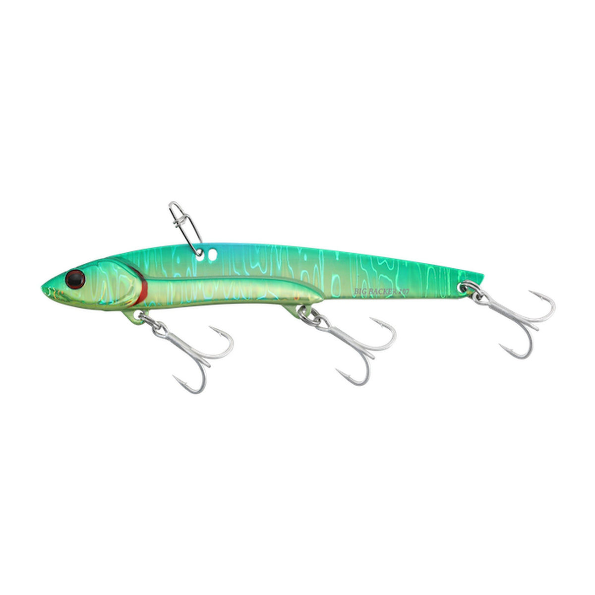 Jackall Big Backer 107HW 35g in Lime Magic/Magma Wave HL — official Jackall product photo
