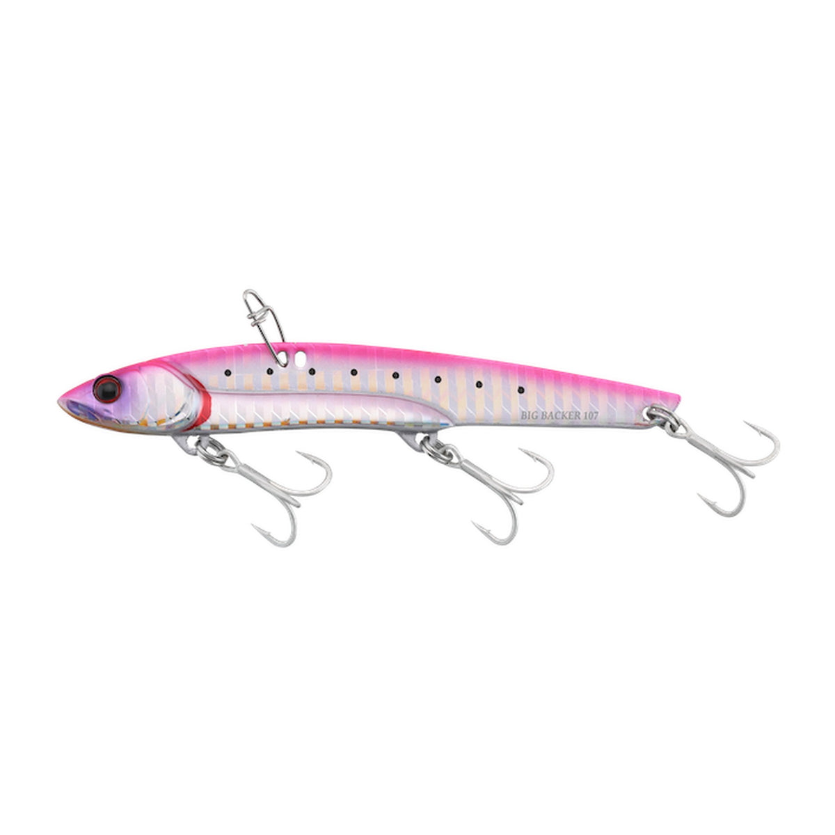 Jackall Big Backer 80 in Pink Back Iwashi/Border HL — official Jackall product photo