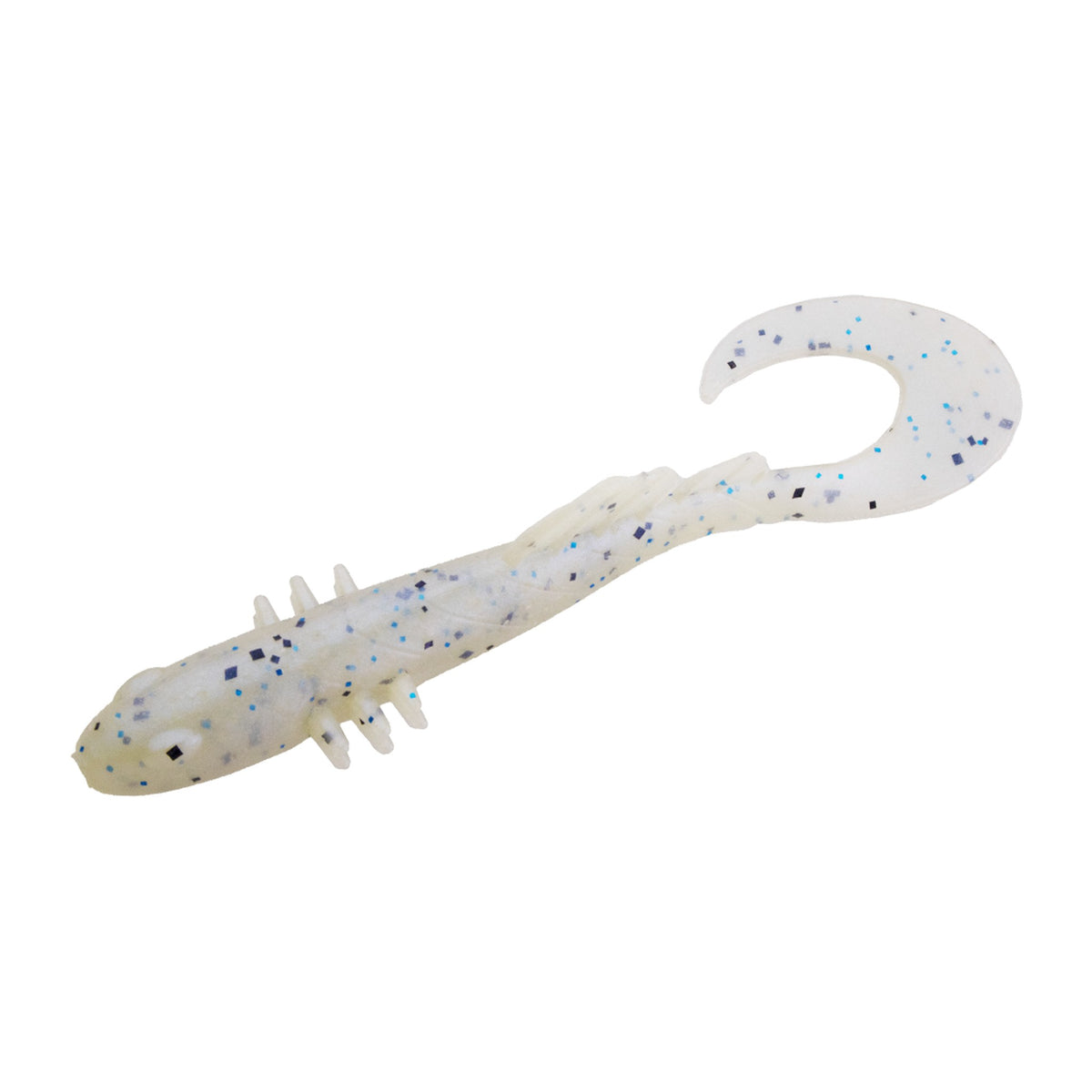 Bait Breath Betanco Slim Curly 2.5in in S474 Albino Goby — official Bait Breath product photo