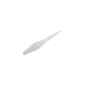 Bait Breath U30 Flat Pin Tail 4.5in in 123 Clear White/Silver — official Bait Breath product photo