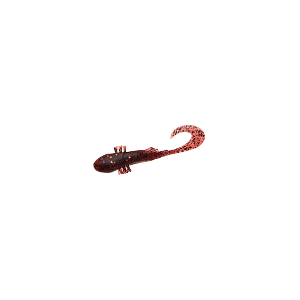 Bait Breath Betanco Curly 2in in S847 Blood Red/Silver — official Bait Breath product photo