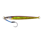 Jackall BamBluz Jig Semi Long 120g in Red Gold/Magma Wave Holo — official Jackall product photo