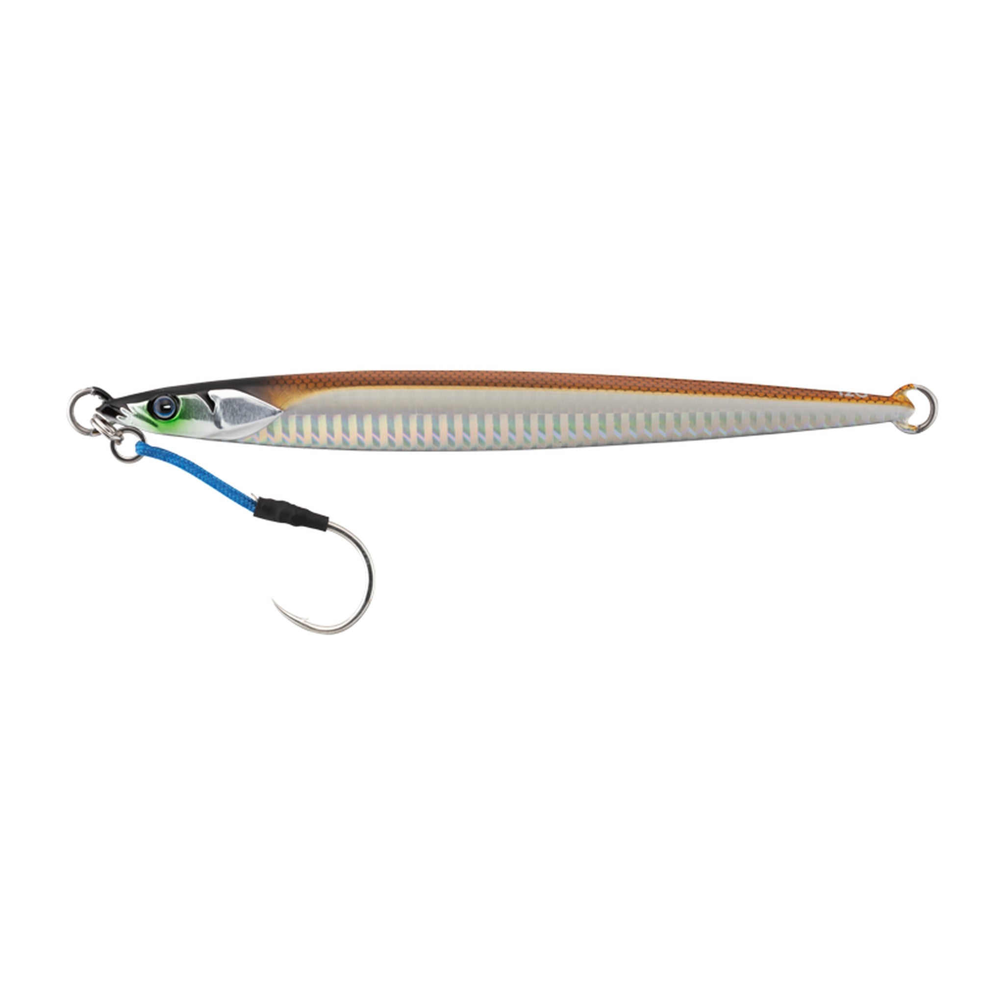 Jackall BamBluz Jig Semi Long 150g in Ikanago Shoulder Glow — official Jackall product photo