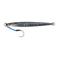 Jackall BamBluz Jig Semi Long 200g in Gray Metallic Magma — official Jackall product photo