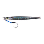 Jackall BamBluz Jig Semi Long 200g in Gray Metallic Magma — official Jackall product photo