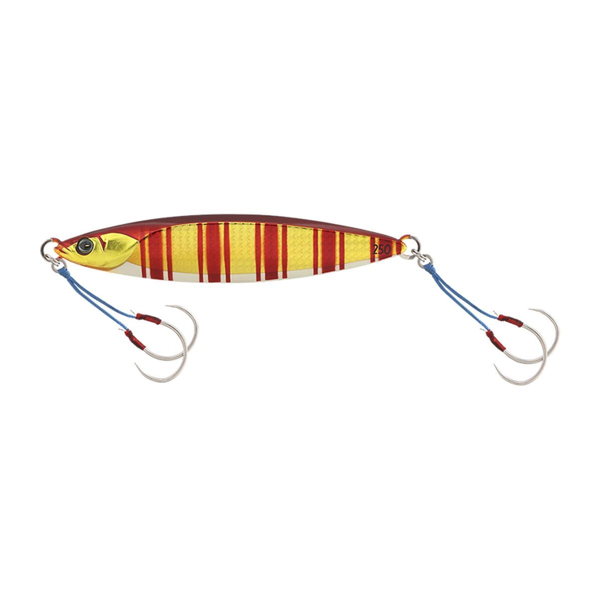 Jackall BamBluz Jig Slow 150g in Glow Belly Red Gold Stripe — official Jackall product photo