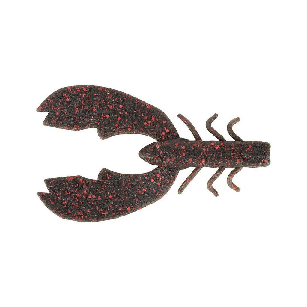 Berkley PowerBait MaxScent Chigger Craw 3 in Black Red Fleck (BLR) — official Berkley Japan product photo
