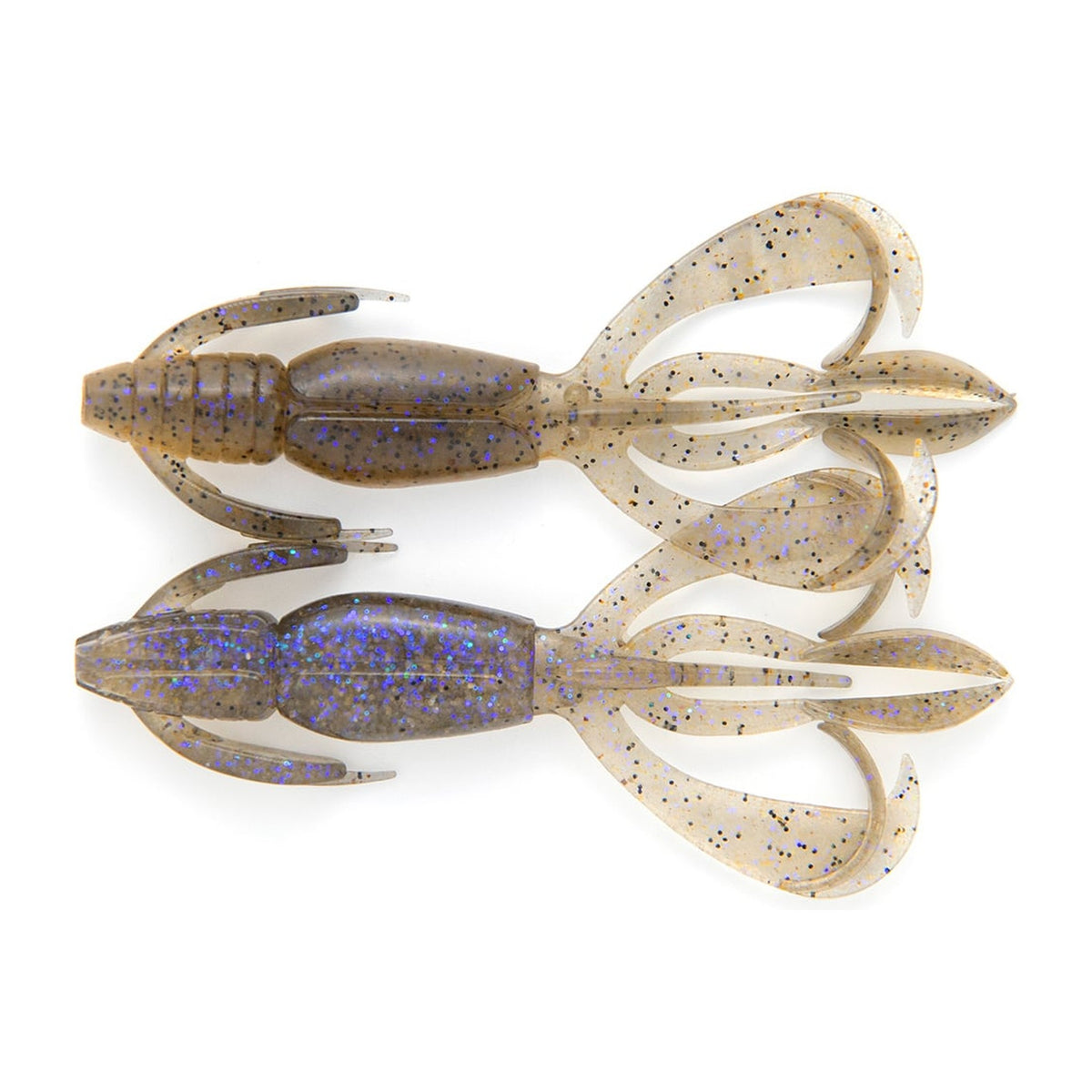 Keitech Crazy Flapper 2.4" in #462 Electric Smoke Craw — official product photo